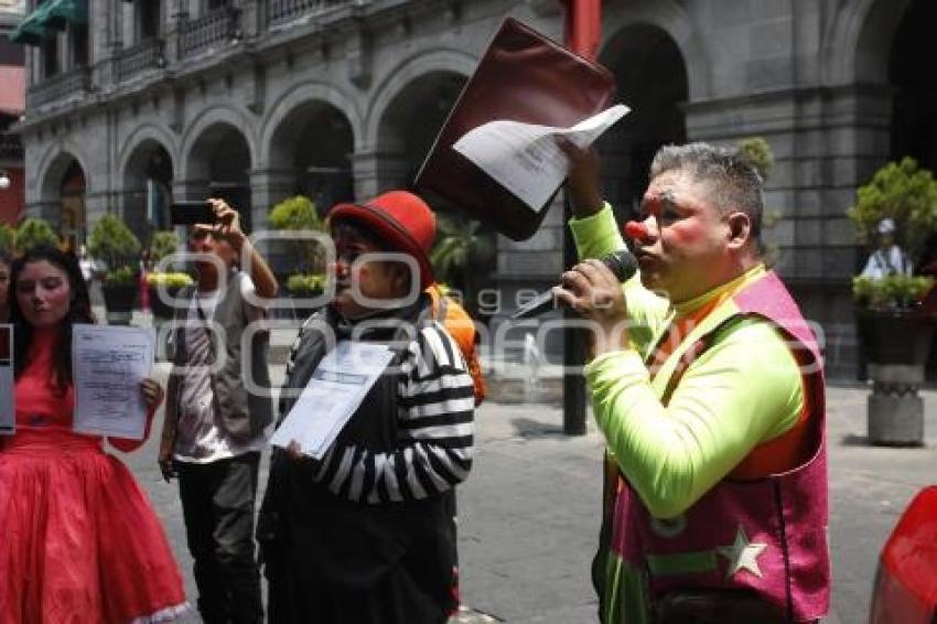 MANIFESTACIÓN DE PAYASOS