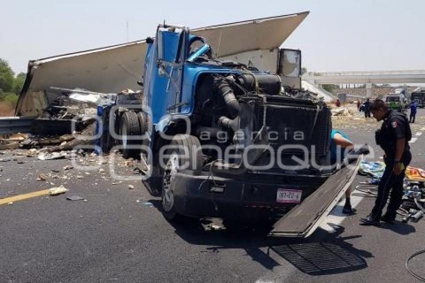 ACCIDENTE AUTOPISTA CUACNOPALAN