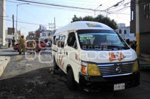 ACCIDENTE . TRANSPORTE PÚBLICO