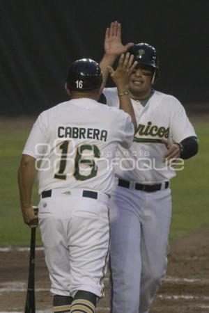 BEISBOL . PERICOS VS RIELEROS