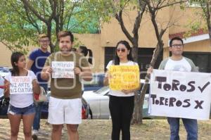 MANIFESTACIÓN CONTRA TAUROMAQUIA