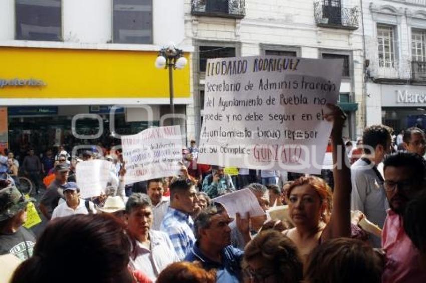 MANIFESTACIÓN TRABAJADORES AYUNTAMIENTO