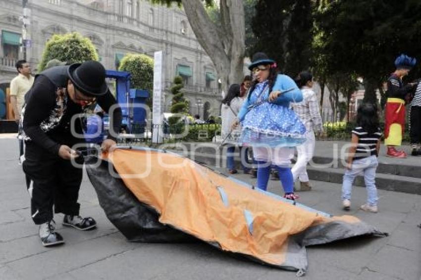 MANIFESTACIÓN PAYASOS