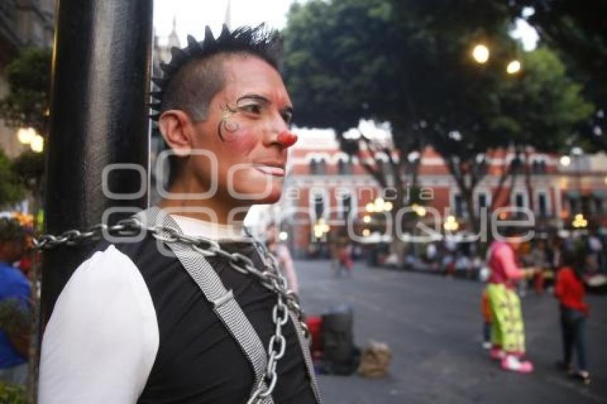 MANIFESTACIÓN PAYASOS