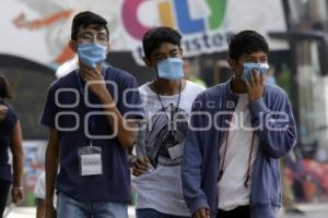 CONTAMINACIÓN AMBIENTAL . CUBREBOCAS