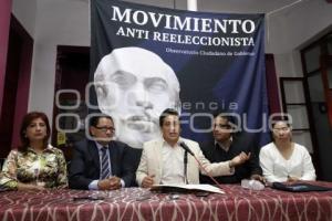 MOVIMIENTO ANTIRREELECCIONISTA DE PUEBLA