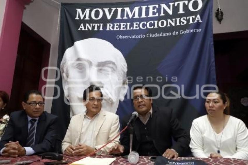 MOVIMIENTO ANTIRREELECCIONISTA DE PUEBLA