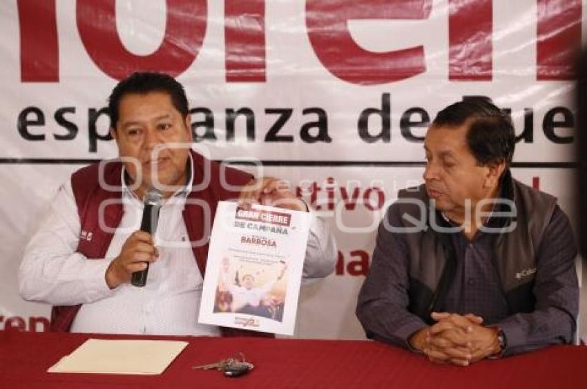 MORENA . CIERRE DE CAMPAÑA