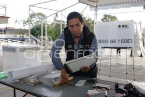 ELECCIONES . INSTALACIÓN DE CASILLAS