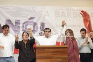 ELECCIONES . BARBOSA DECLARA TRIUNFO