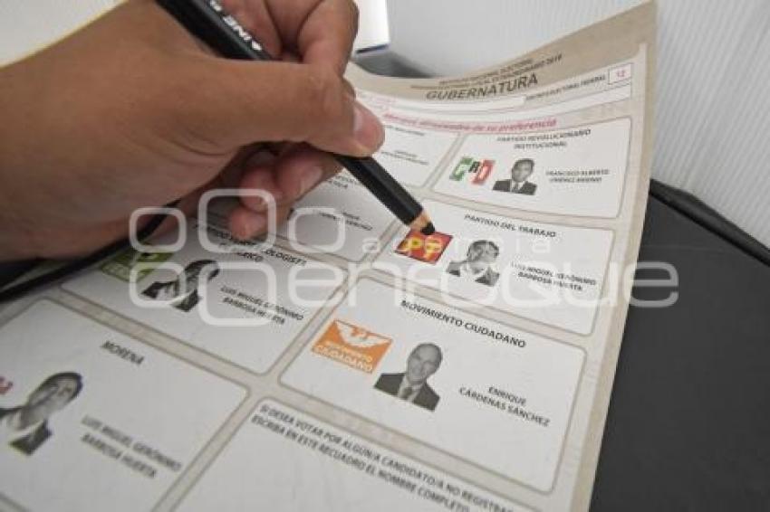 ELECCIONES . BOLETA ELECTORAL