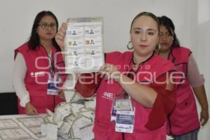 ELECCIONES . CONTEO VOTO EXTRANJERO