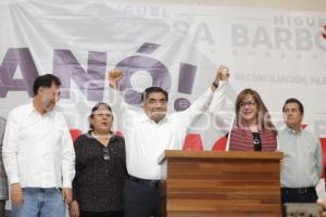 ELECCIONES . BARBOSA DECLARA TRIUNFO