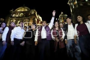 ELECCIONES . CELEBRACIÓN BARBOSA ZÓCALO