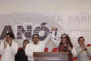 ELECCIONES . BARBOSA DECLARA TRIUNFO