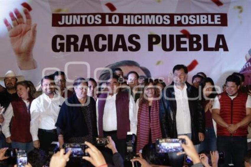 ELECCIONES . CELEBRACIÓN BARBOSA  ZÓCALO