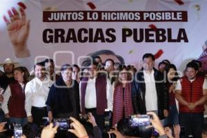 ELECCIONES . CELEBRACIÓN BARBOSA  ZÓCALO