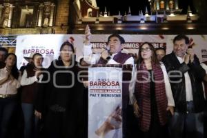 ELECCIONES . CELEBRACIÓN BARBOSA ZÓCALO