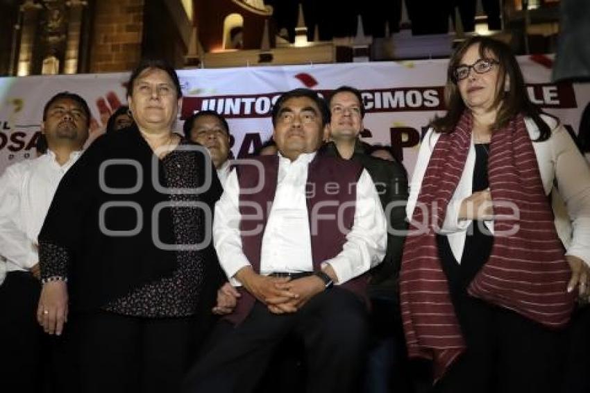 ELECCIONES . CELEBRACIÓN BARBOSA ZÓCALO