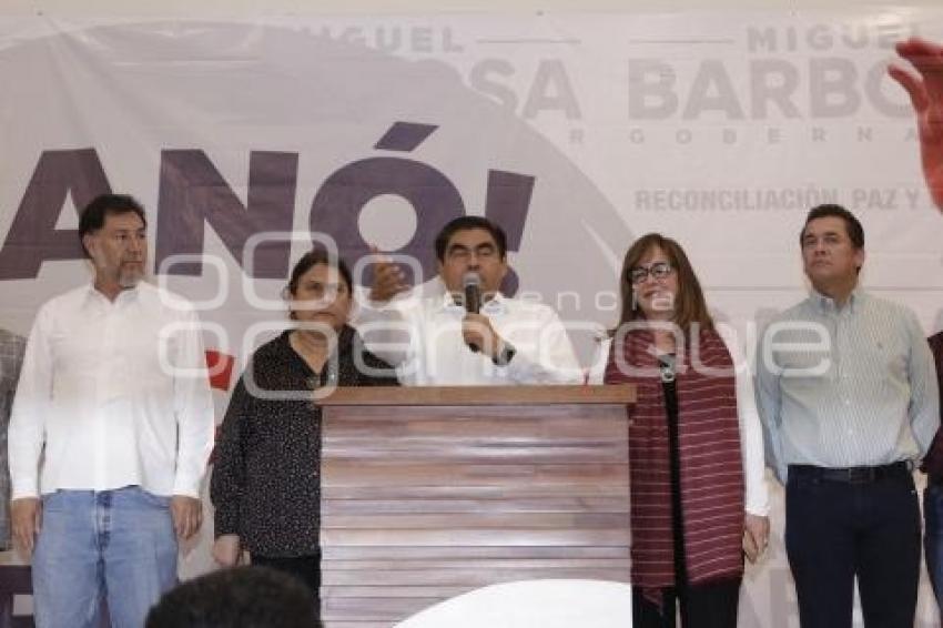 ELECCIONES . BARBOSA DECLARA TRIUNFO