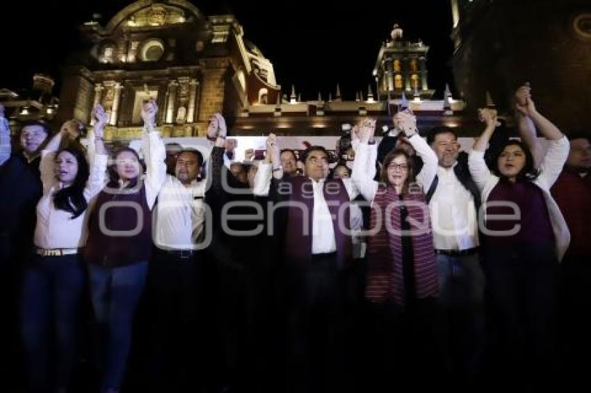 ELECCIONES . CELEBRACIÓN BARBOSA ZÓCALO