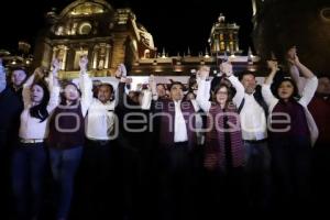 ELECCIONES . CELEBRACIÓN BARBOSA ZÓCALO