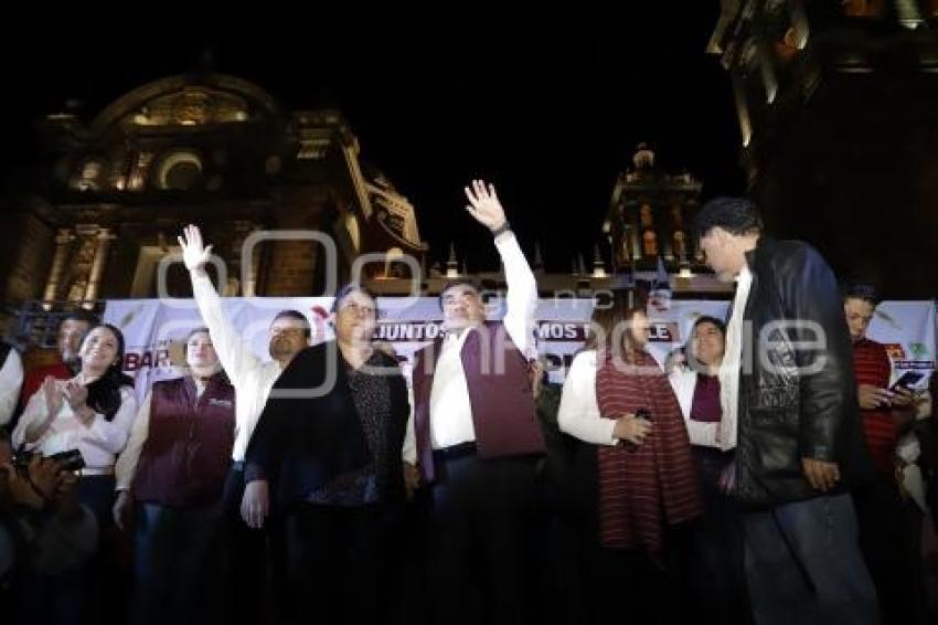 ELECCIONES . CELEBRACIÓN BARBOSA ZÓCALO