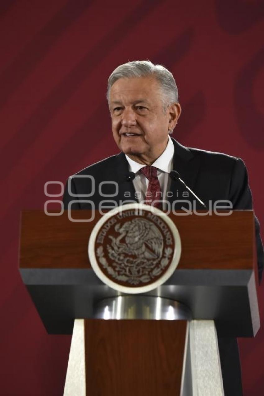 AMLO . CONFERENCIA MATUTINA