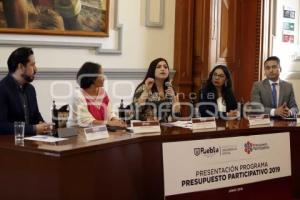 GOBIERNO MUNICIPAL .  PRESUPUESTO PARTICIPATIVO