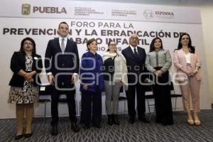 GOBIERNO ESTATAL . FORO TRABAJO INFANTIL