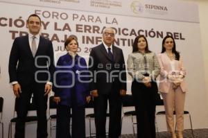 GOBIERNO ESTATAL . FORO TRABAJO INFANTIL