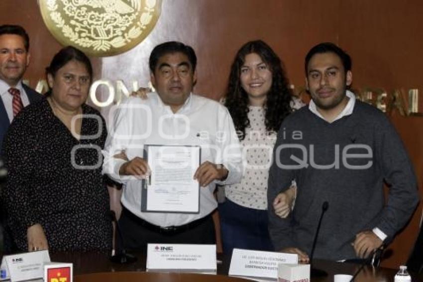 INE . ENTREGA DE CONSTANCIA