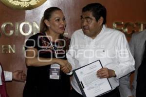 INE . ENTREGA DE CONSTANCIA