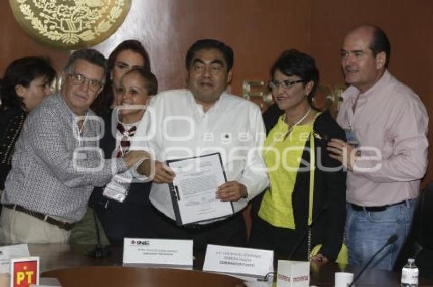 INE . ENTREGA DE CONSTANCIA