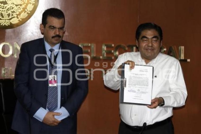 INE . ENTREGA DE CONSTANCIA