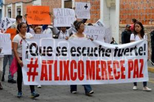 MARCHA POR LA PAZ . ATLIXCO