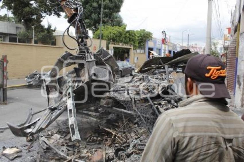 INCENDIO BODEGA 46 PONIENTE