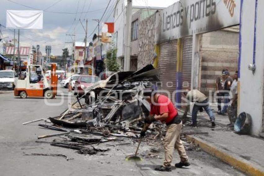 INCENDIO BODEGA 46 PONIENTE