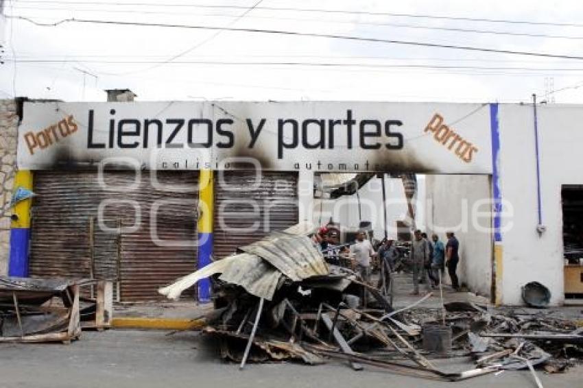 INCENDIO BODEGA 46 PONIENTE