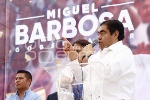 MIGUEL BARBOSA . GIRA DE AGRADECIMIENTO
