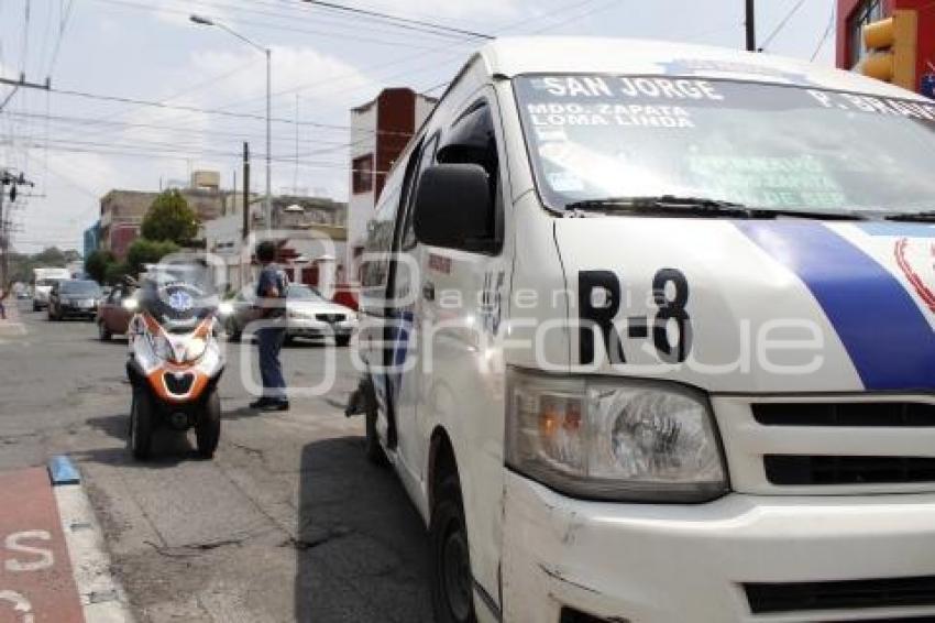 ACCIDENTE . TRANSPORTE PÚBLICO