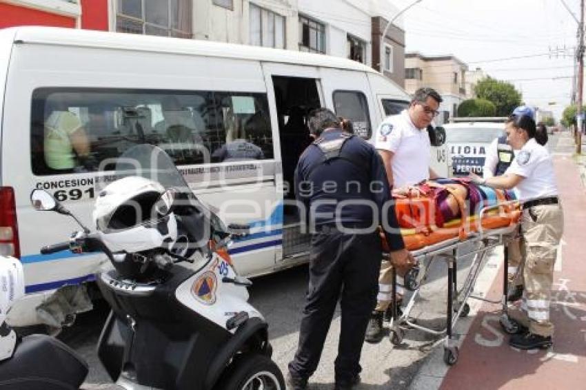 ACCIDENTE . TRANSPORTE PÚBLICO