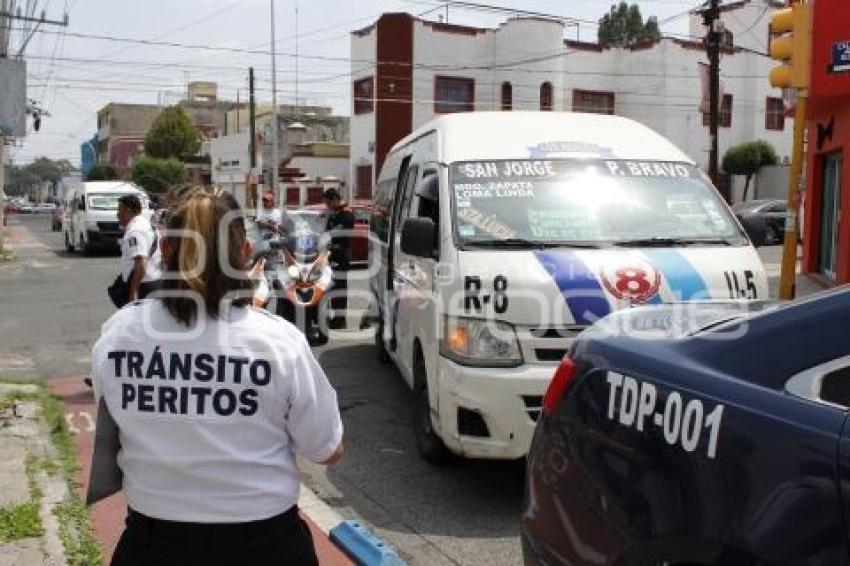 ACCIDENTE . TRANSPORTE PÚBLICO