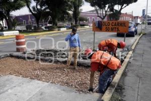 BULEVAR 5 DE MAYO . REPARACIÓN CONCRETO HIDRÁULICO