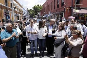 CLAUDIA RIVERA . RECORRIDO 5 DE MAYO