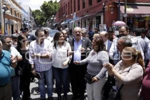 CLAUDIA RIVERA . RECORRIDO 5 DE MAYO