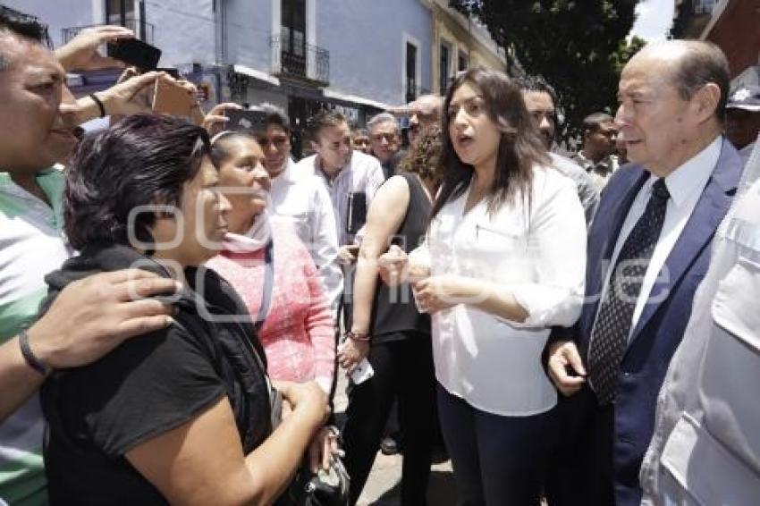 CLAUDIA RIVERA . RECORRIDO 5 DE MAYO