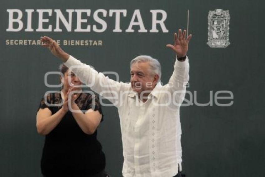 VISITA AMLO . TEXMELUCAN