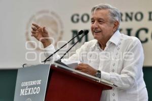 VISITA AMLO . TEXMELUCAN