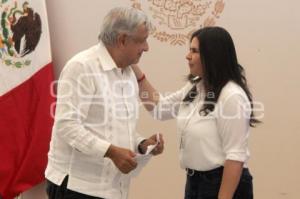 VISITA AMLO . TEXMELUCAN